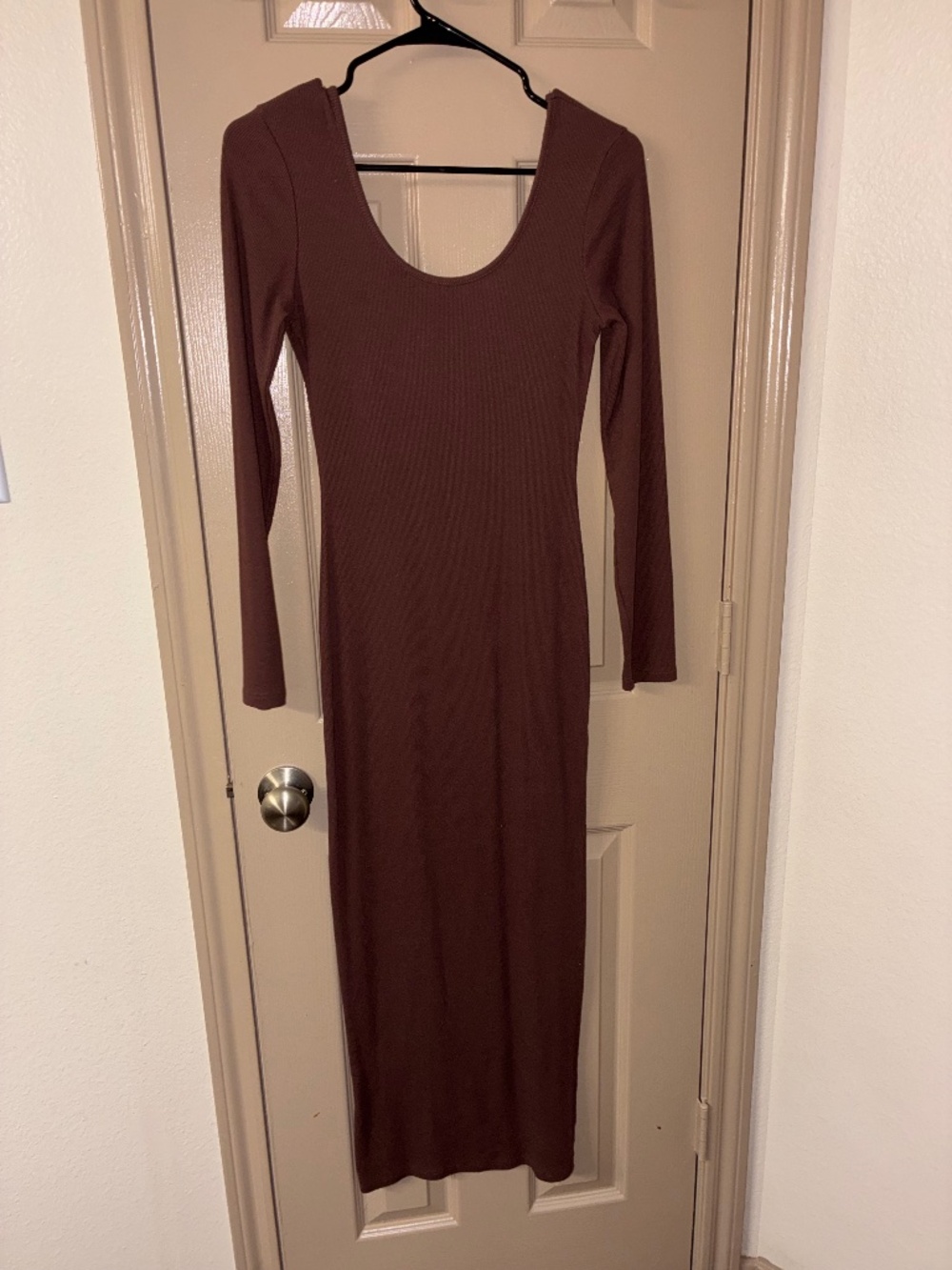 Brown long dress
